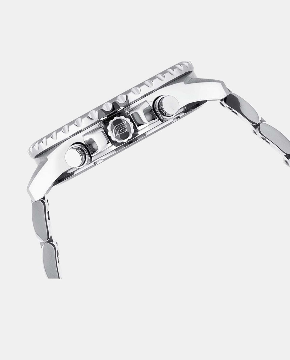 Relógio Edifice EF-527D-1AVEF de Aço Prata-4