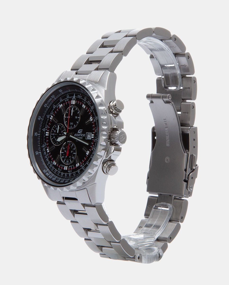 Relógio Edifice EF-527D-1AVEF de Aço Prata-6