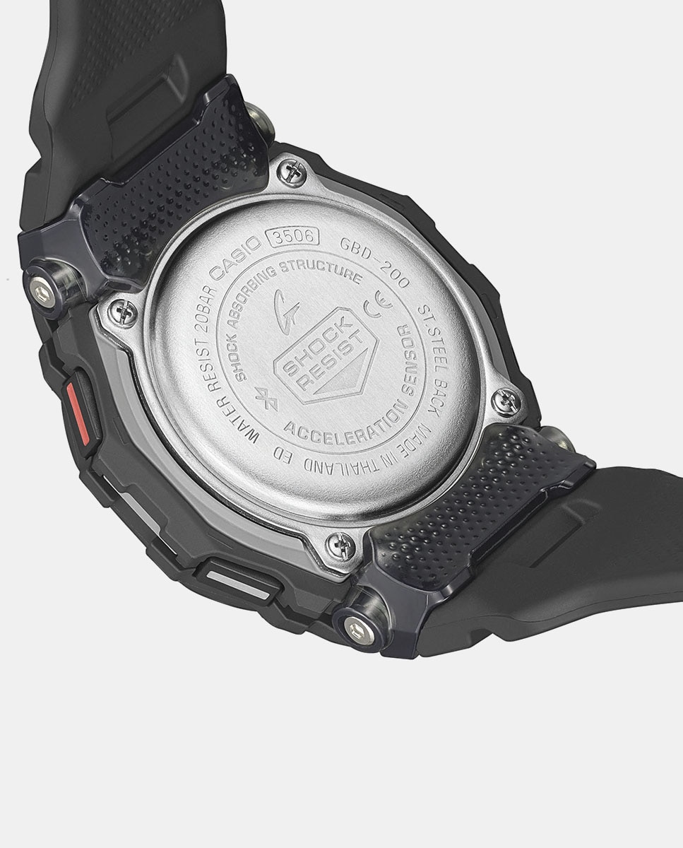 Relógio G-Shock Sports GBD-200-1ER de Plástico - Cinzento Grafite Cinzento-2