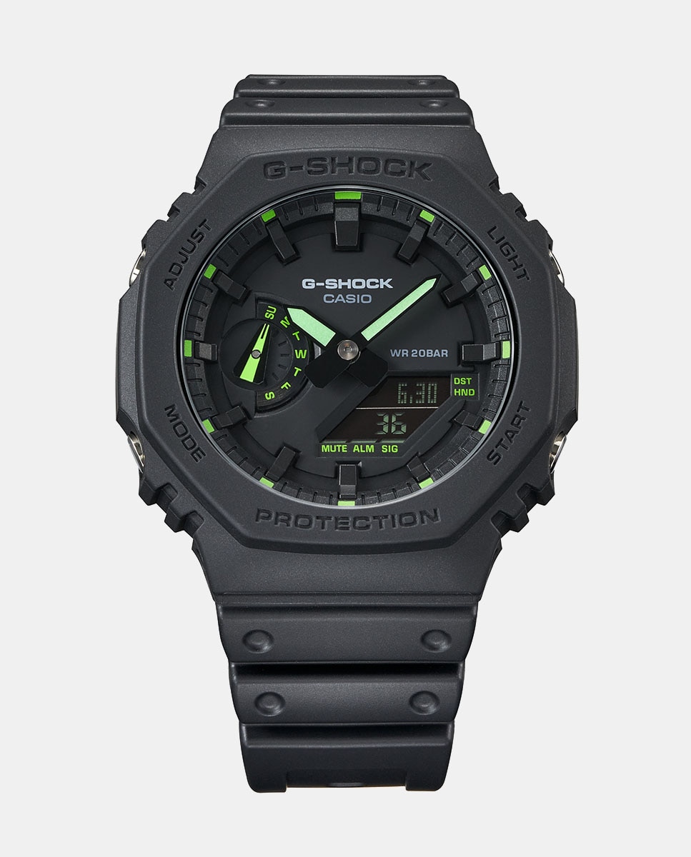 Relógio G-Shock 2100 Series GA-2100-1A3ER de Resina - Preto Preto-6