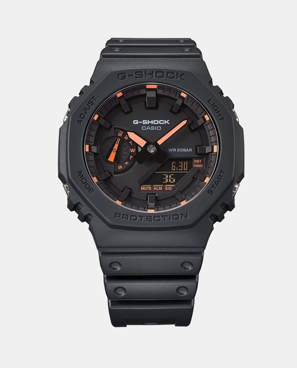 Relógio G-Shock 2100 Series GA-2100-1A4ER de Resina - Preto Preto-6
