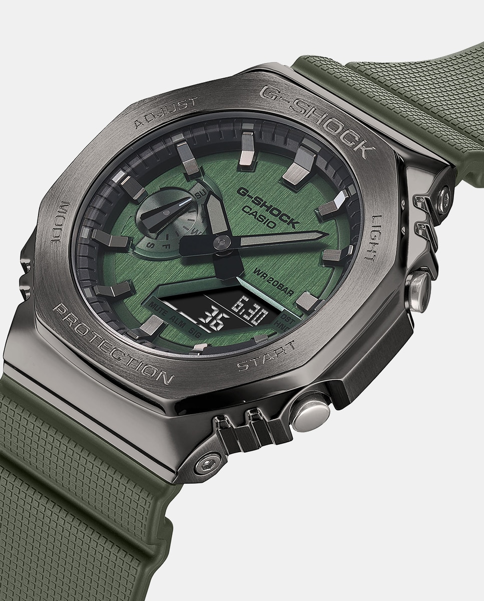 Reloj de hombre G-Shock Metal GM-2100B-3AER de resina - Casio - Verde Verde-8