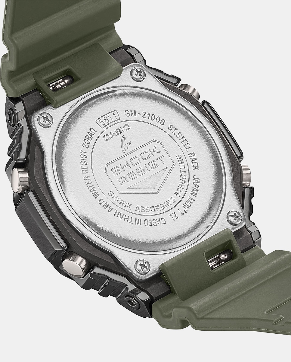 Reloj de hombre G-Shock Metal GM-2100B-3AER de resina - Casio - Verde Verde-9