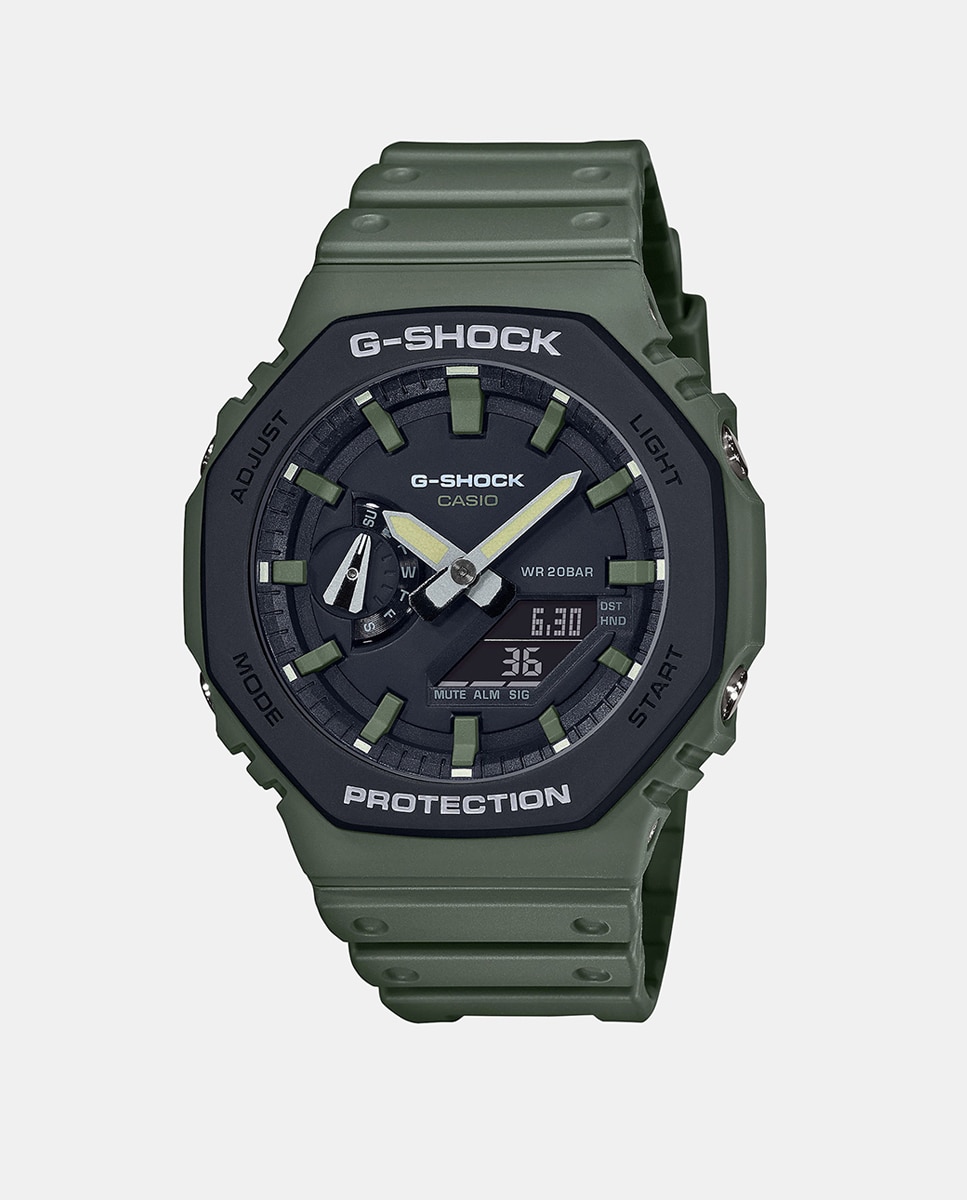 Imagen 0 de Reloj de hombre G-Shock GA-2110SU-3AER de resina verde Verde