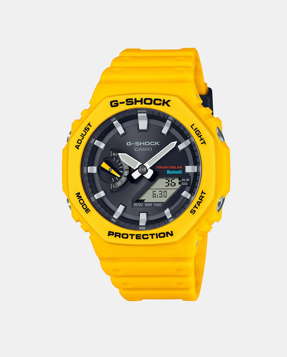 Relógio G-Shock 2100 Series GA-B2100C-9AER de Resina - Amarelo Amarelo-1