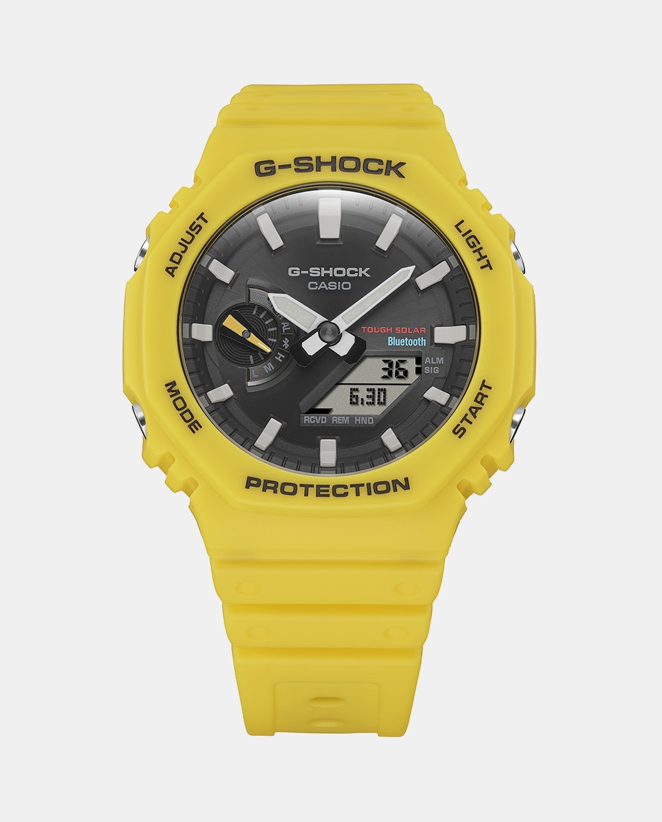 Relógio G-Shock 2100 Series GA-B2100C-9AER de Resina - Amarelo Amarelo-3
