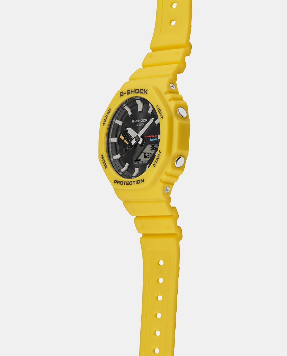 Relógio G-Shock 2100 Series GA-B2100C-9AER de Resina - Amarelo Amarelo-5