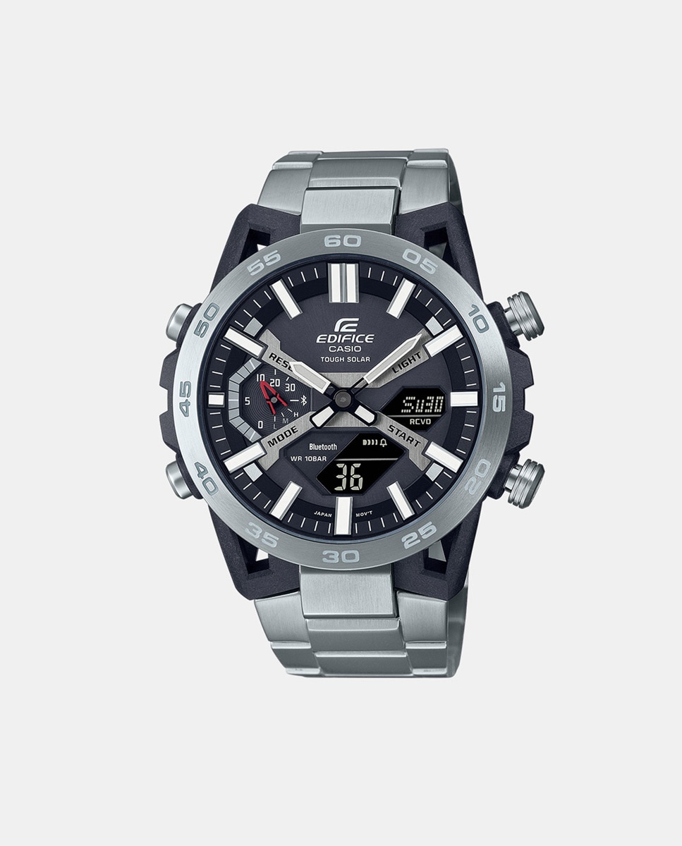 Reloj de hombre Edifice ECB2000D1AEF de acero - Casio - Plata Plata-1