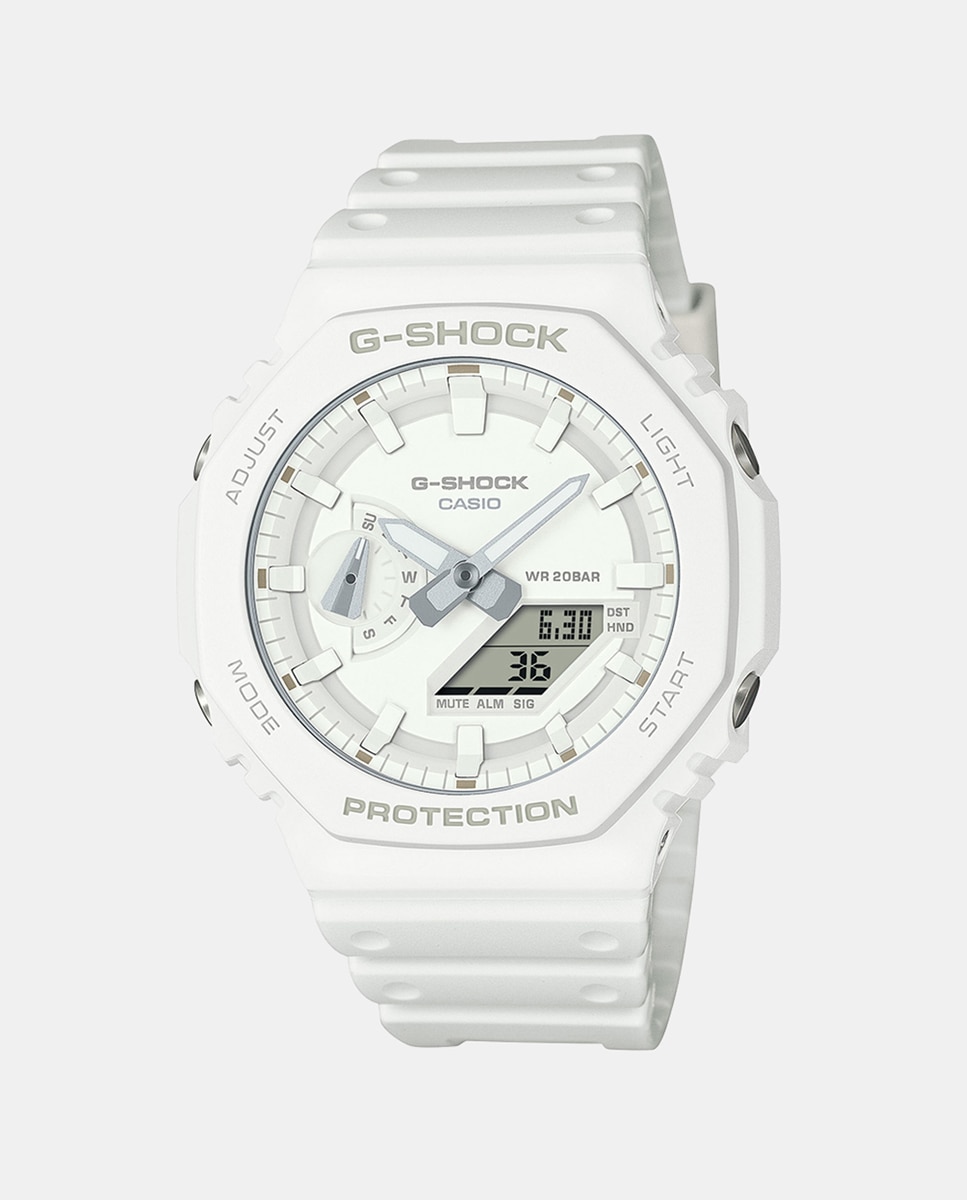 Reloj GA-2100-7A7ER Tone on Tone Sostenible de resina - Casio - Blanco Blanco-1