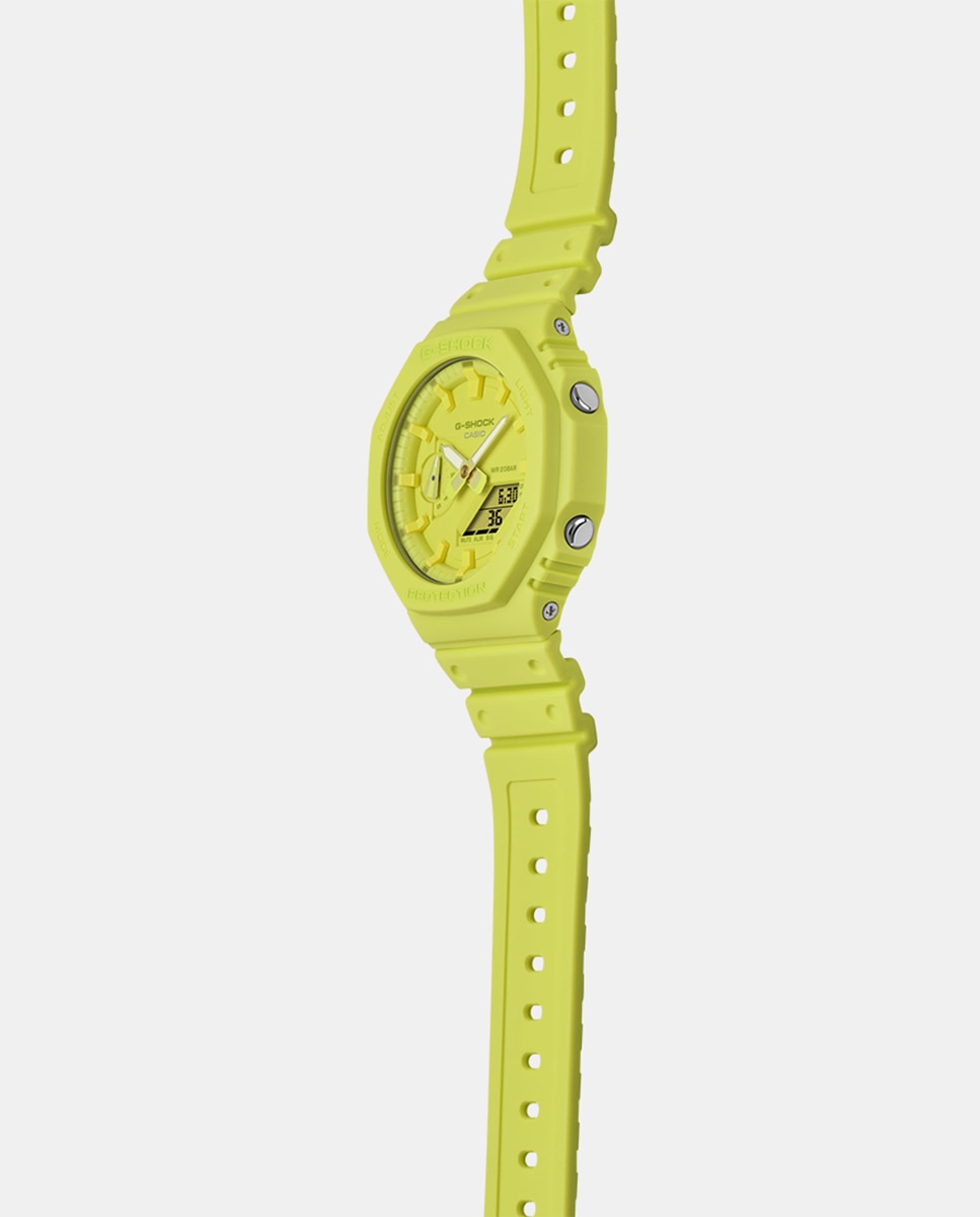Relógio GA-2100-9A9ER Tone on Tone Sustentável de Resina - Amarelo Amarelo-2