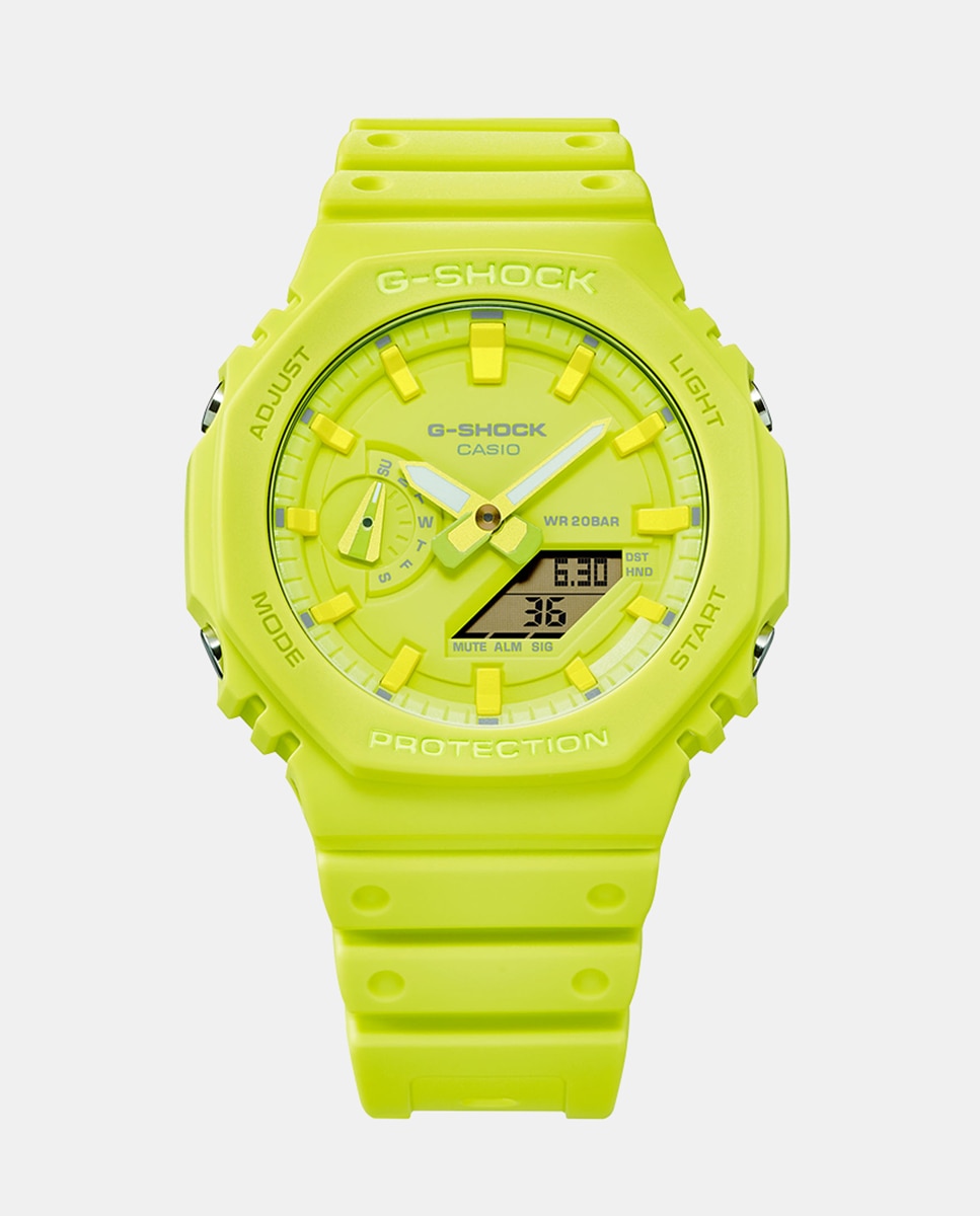 Relógio GA-2100-9A9ER Tone on Tone Sustentável de Resina - Amarelo Amarelo-4