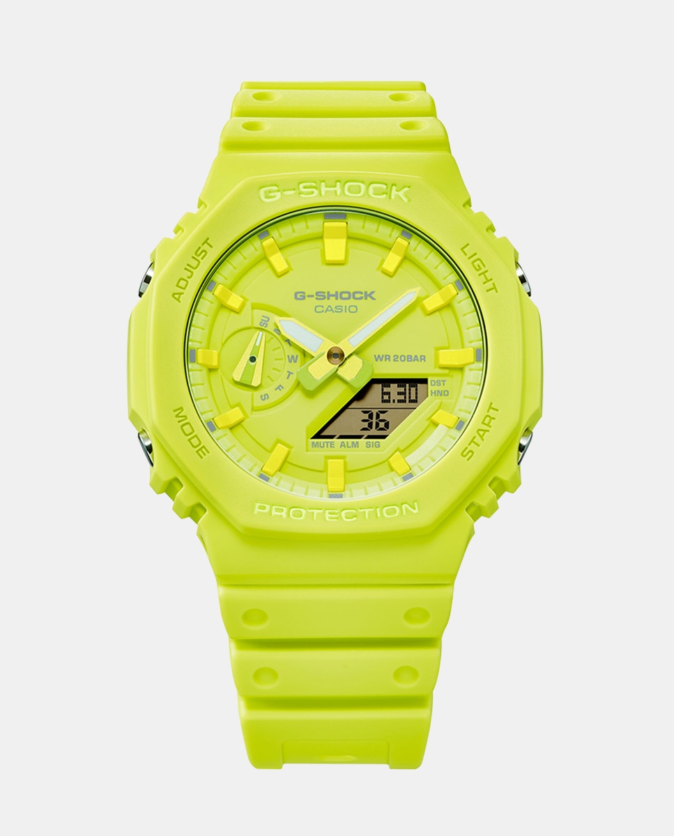 Relógio GA-2100-9A9ER Tone on Tone Sustentável de Resina - Amarelo Amarelo-5