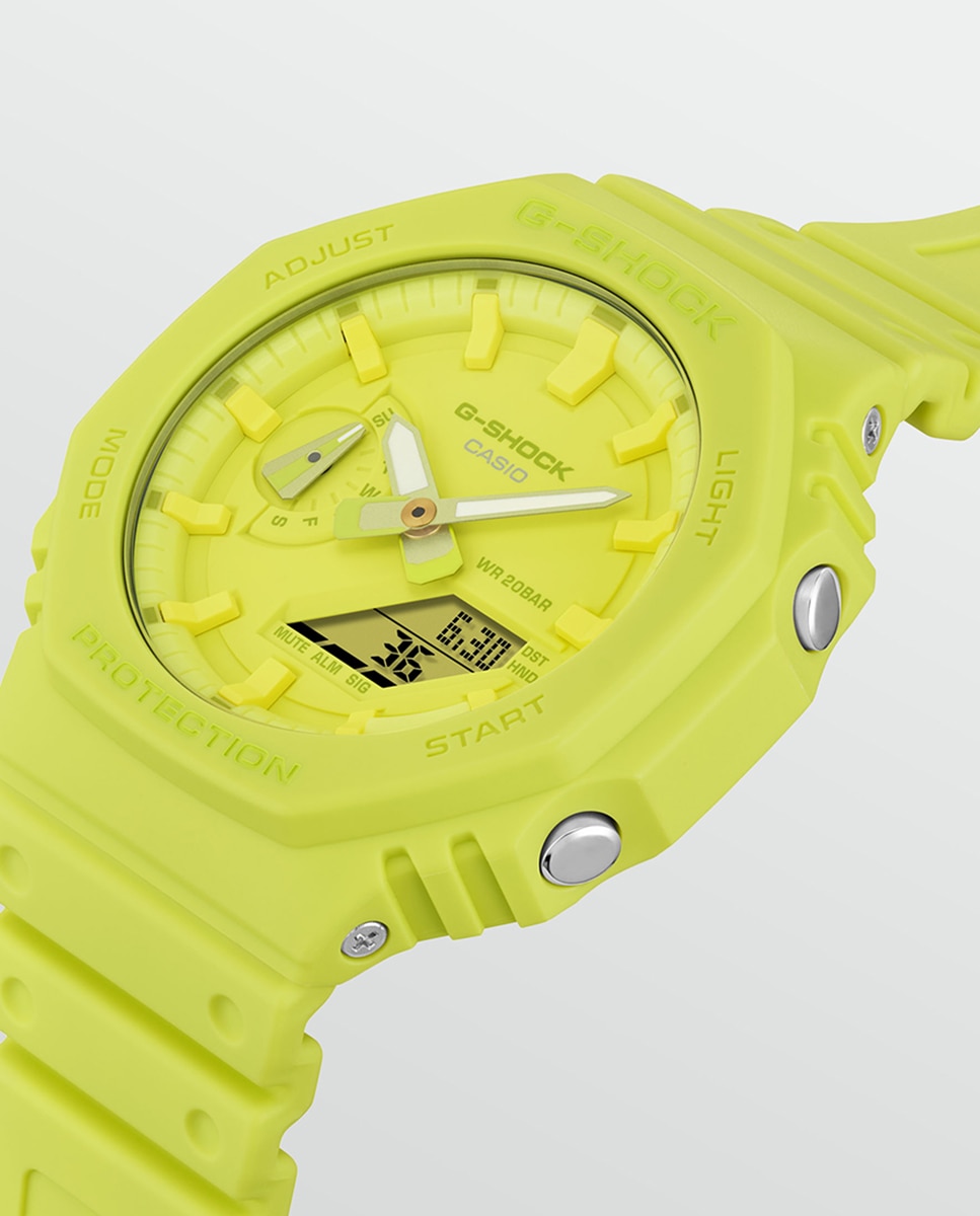 Relógio GA-2100-9A9ER Tone on Tone Sustentável de Resina - Amarelo Amarelo-6