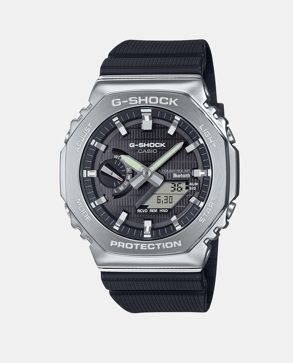 Relógio G-Shock GBM-2100-1AER Solar de Resina - Preto Preto-1