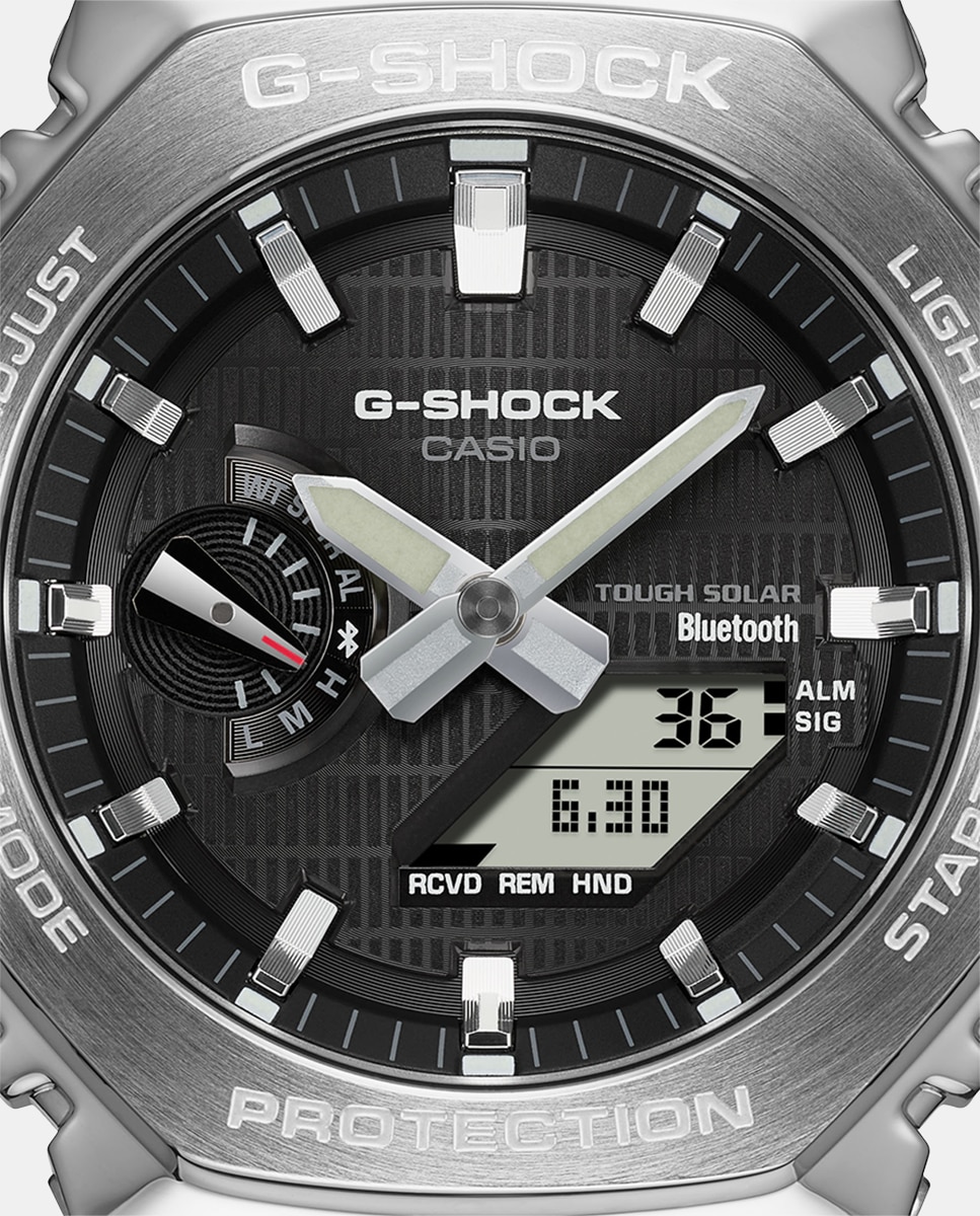Relógio G-Shock GBM-2100-1AER Solar de Resina - Preto Preto-3