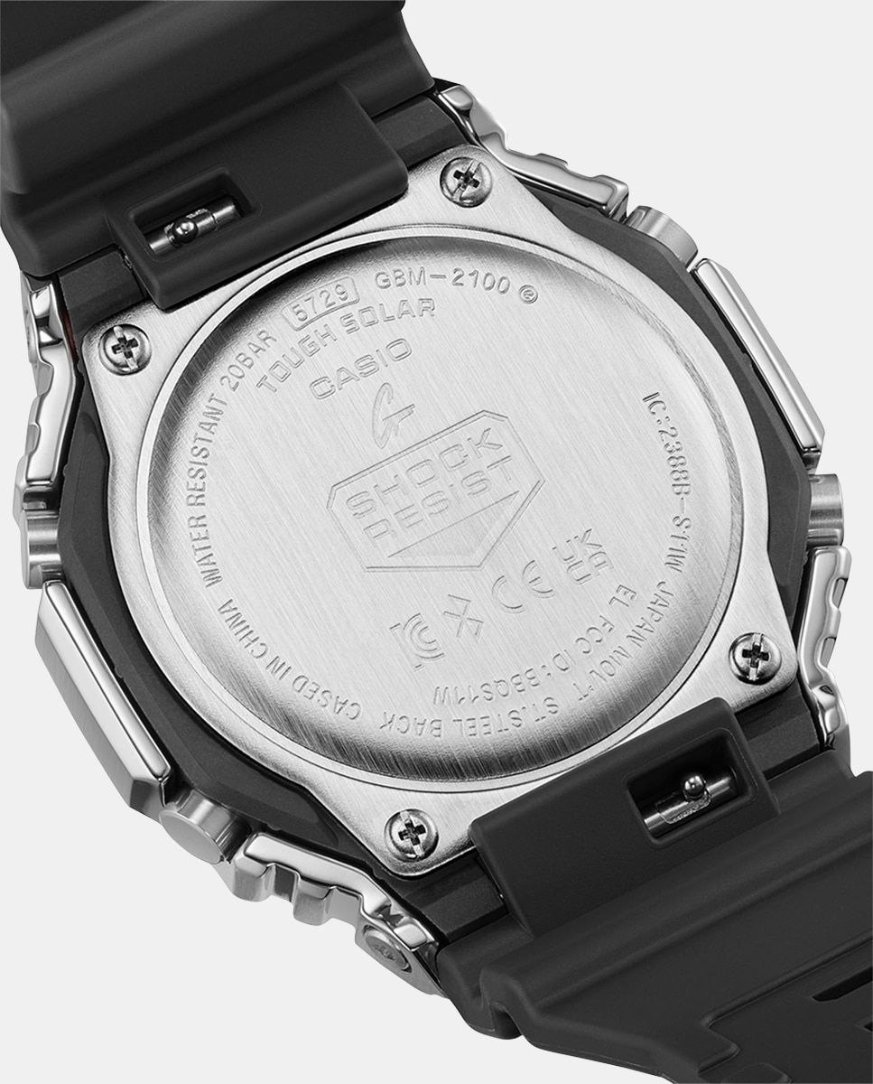 Relógio G-Shock GBM-2100-1AER Solar de Resina - Preto Preto-5