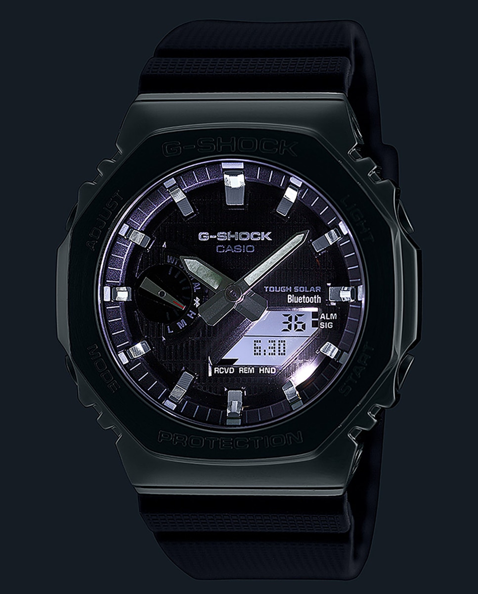 Relógio G-Shock GBM-2100-1AER Solar de Resina - Preto Preto-6