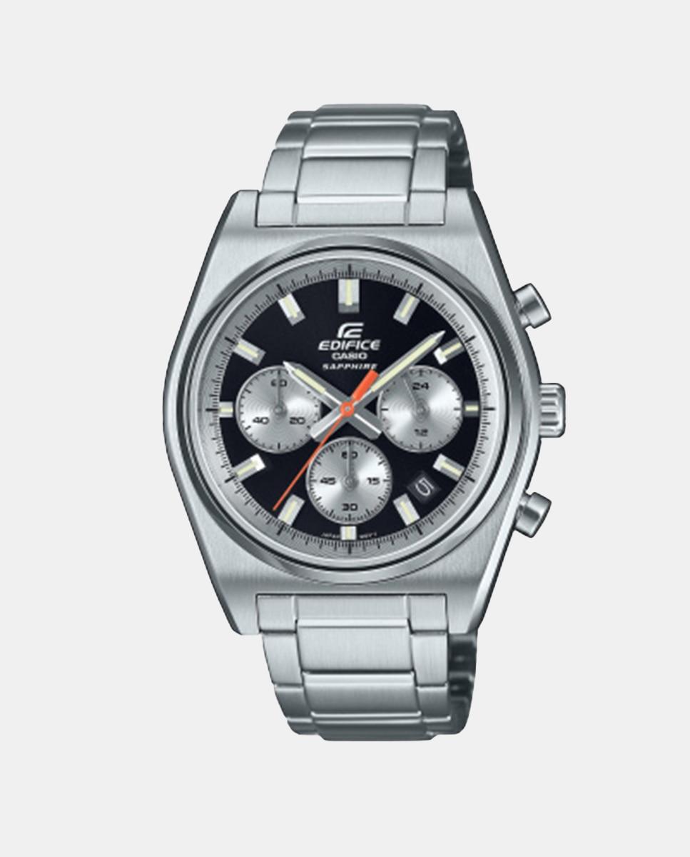 Relógio Edifice EFB-730D-1AVUEF de Aço Prata-1