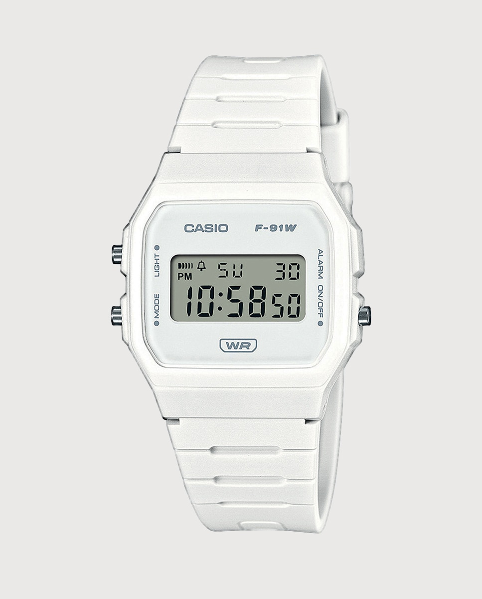 Imagen 0 de Reloj F-91WB-7AEF de resina biológica Blanco