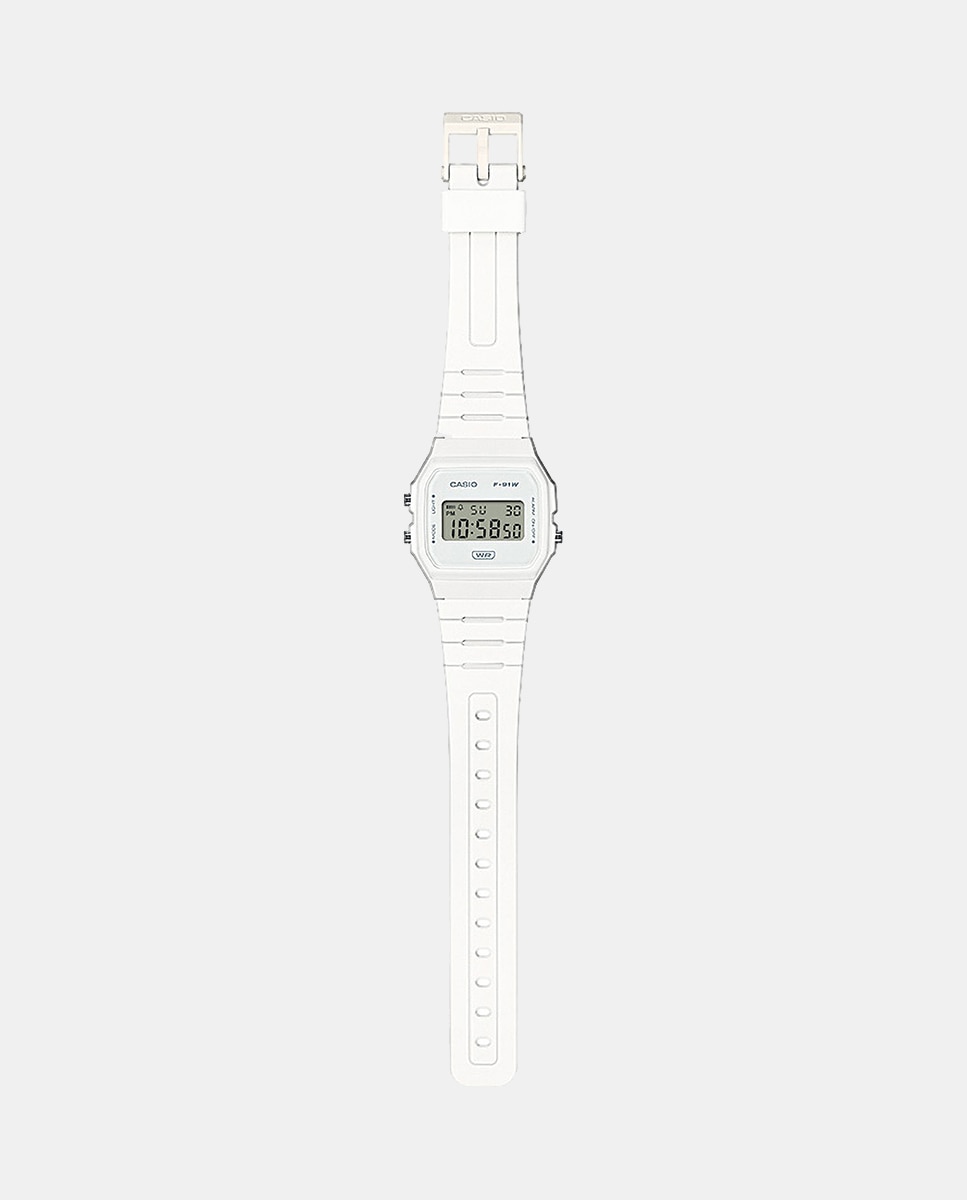 Reloj F-91WB-7AEF de resina biológica - Casio - Blanco Blanco-2