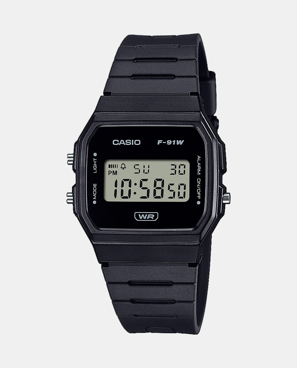 Reloj F-91 Series de resina biológica negra - Casio - Negro Negro-1