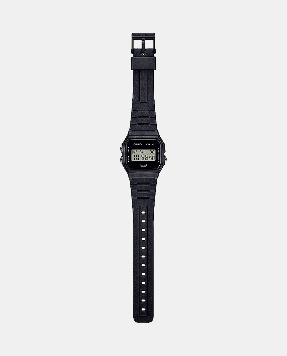 Reloj F-91 Series de resina biológica negra - Casio - Negro Negro-2