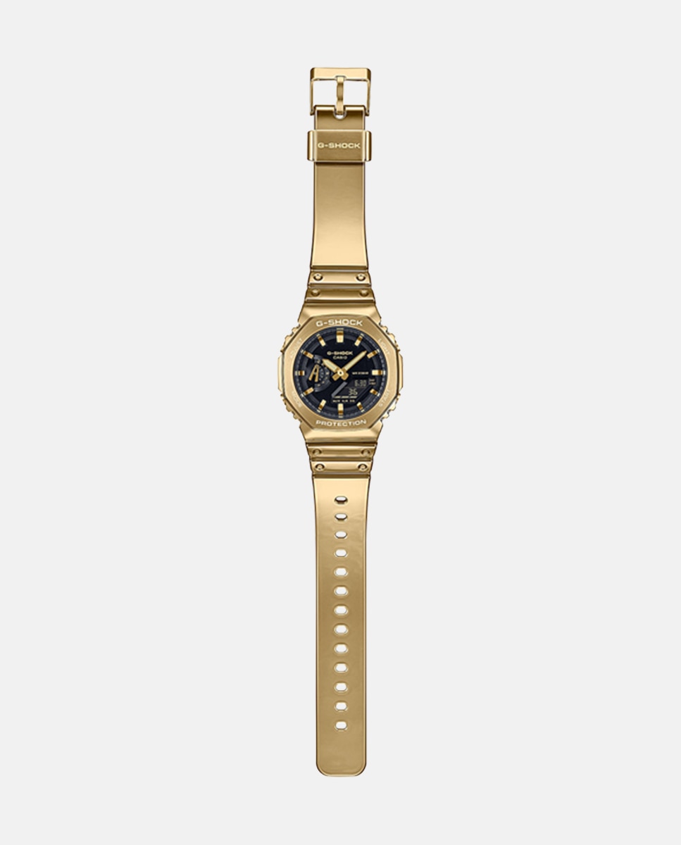 Relógio Fine Metallic Series GM-2100YMG-9AER de Silicone - Dourado Ouro-2