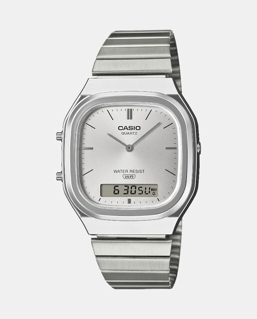 Reloj Casio Vintage Collection AQ-240E-7AEF de acero plateado