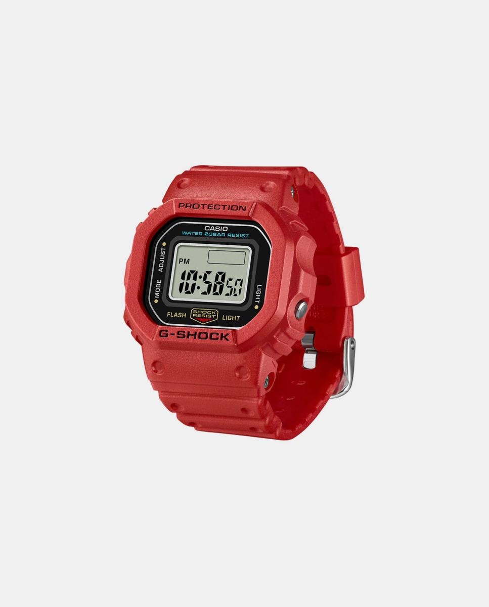 Reloj G-Shock Nano DWN-5600-1ER de resina rojo Gris claro Casio