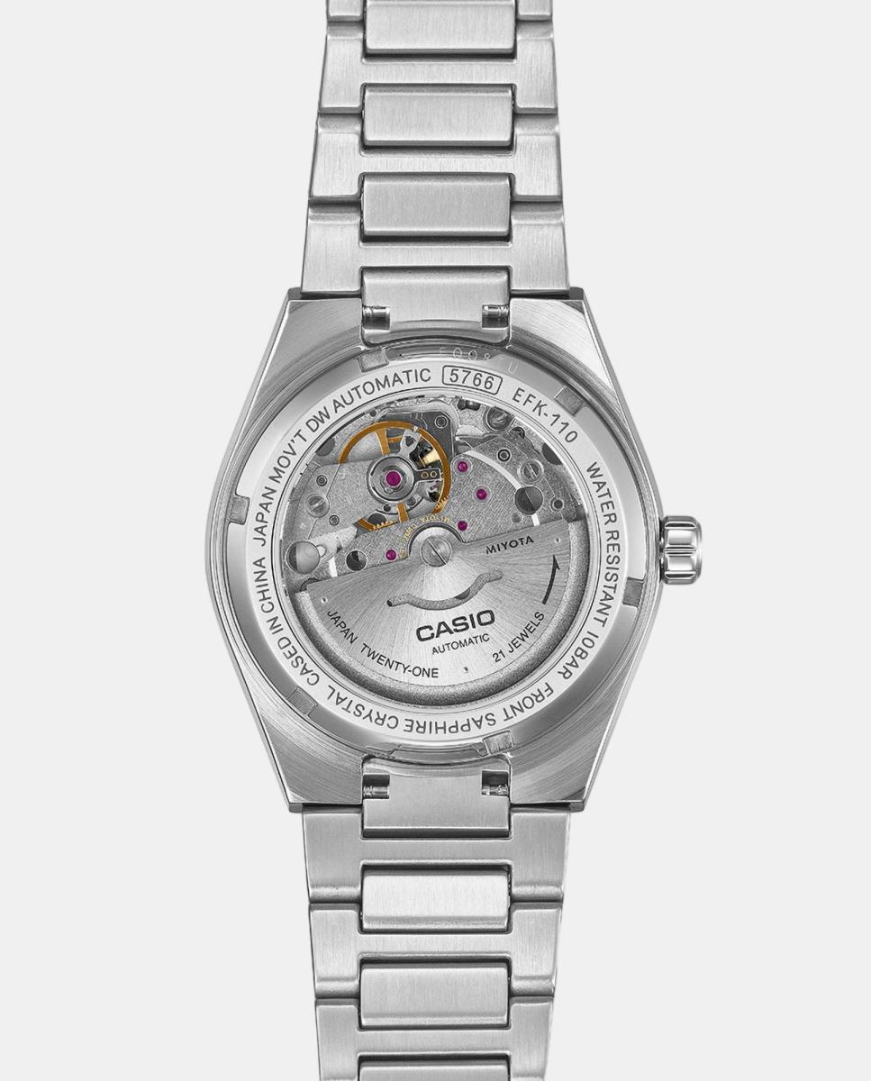 Relógio Edifice Automatic EFK-110D-7AER de Aço Branco-2