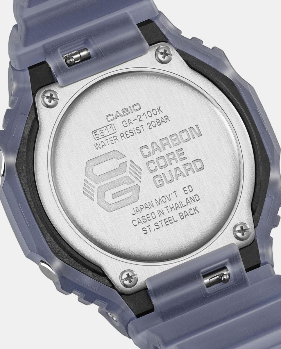 Reloj Casio GA-2100K-2AER de resina azul - Negro Negro-4