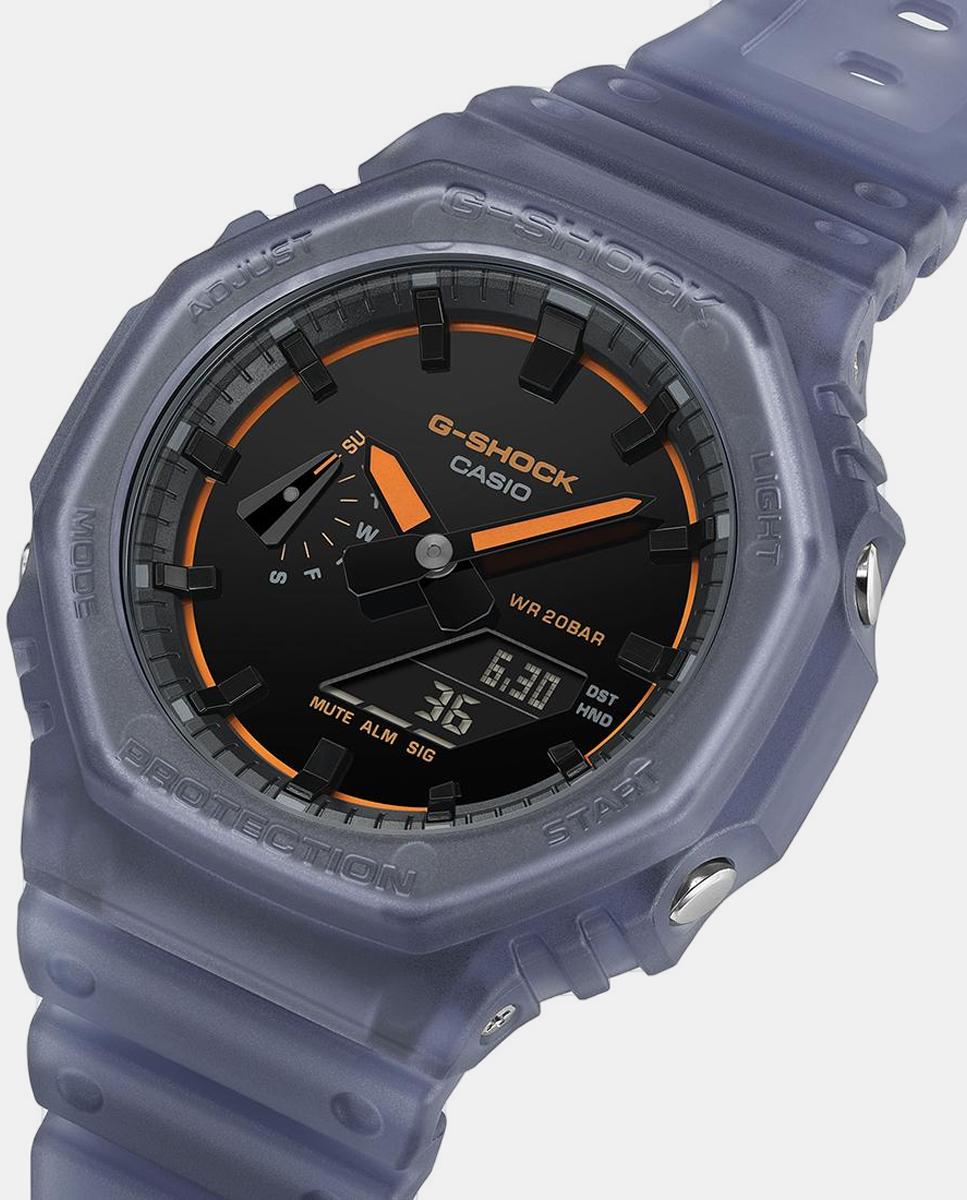 Reloj Casio GA-2100K-2AER de resina azul - Negro Negro-6