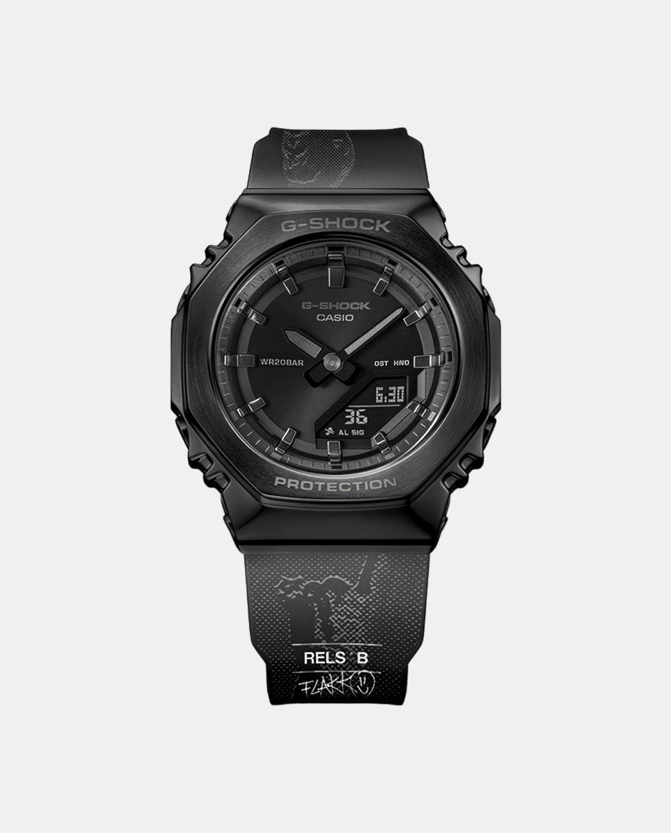 Reloj de homnre G-Shock by Rels GM-S2110B-8ARLSB híbrido de resina sostenible - Casio - Negro Negro-1