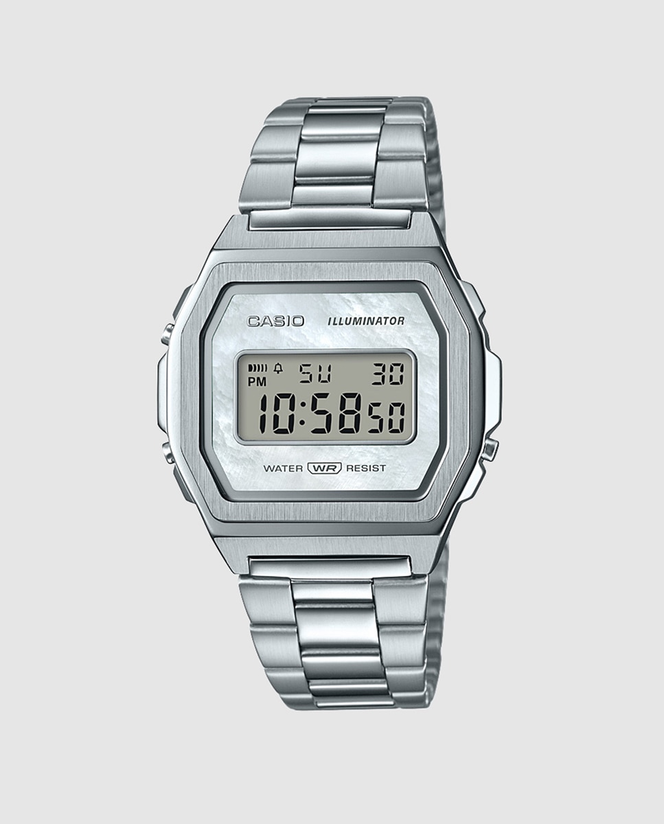 Imagen 1 de Reloj Casio de mujer A1000D-7EF Vintage de acero - Plata Plata