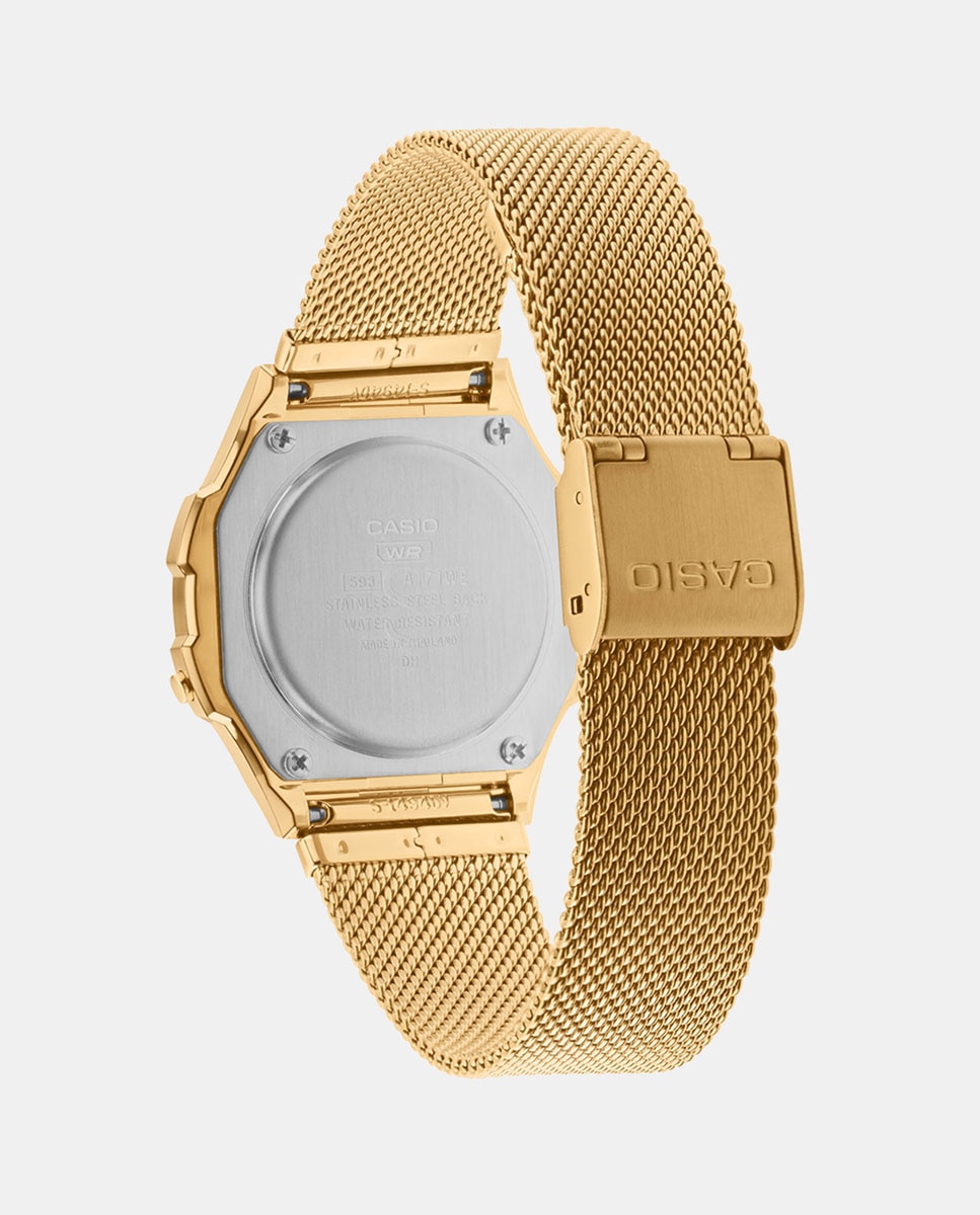 Relógio Vintage A171WEMG-9AEF Digital de Aço - Dourado Ouro-2
