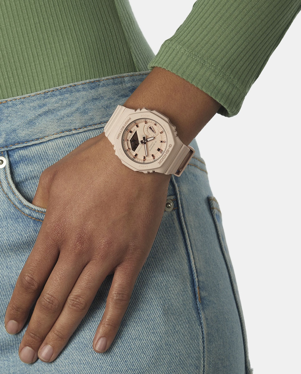 Reloj de mujer G-Shock 2100 Series GMA-S2100-4AER de resina - Casio - Beige Beige-2