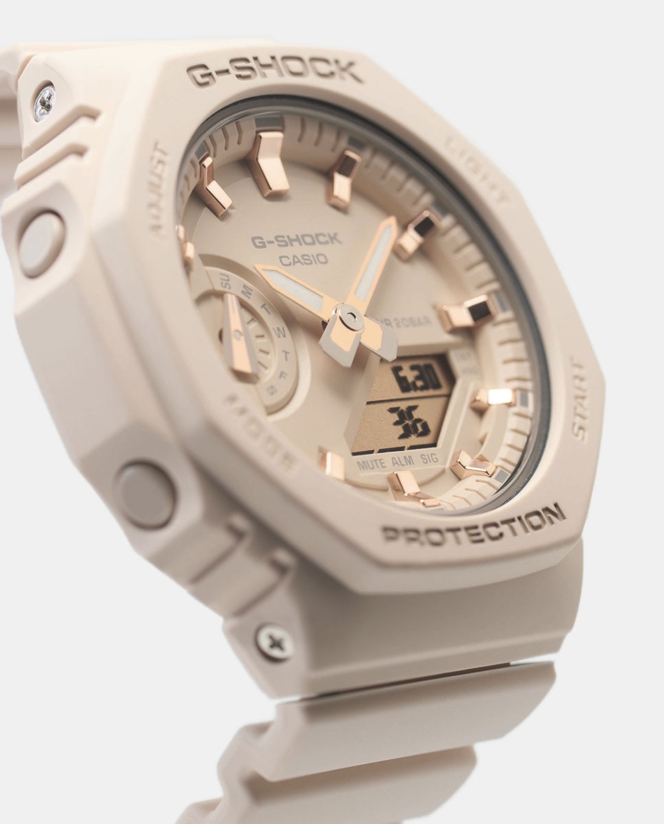 Reloj de mujer G-Shock 2100 Series GMA-S2100-4AER de resina - Casio - Beige Beige-3