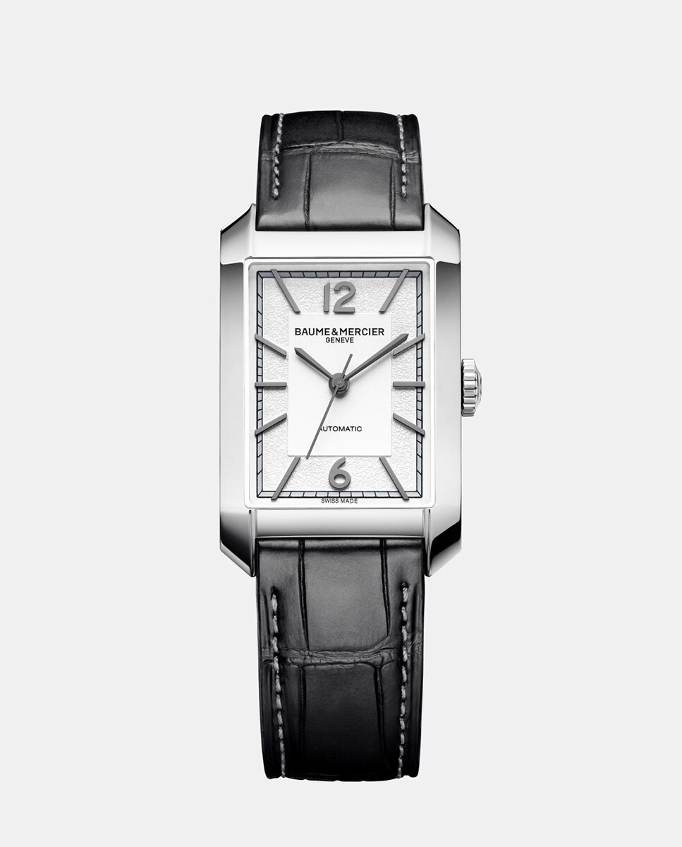 Imagen 0 de Reloj de mujer Hampton M0A10522 automático de piel negro Negro
