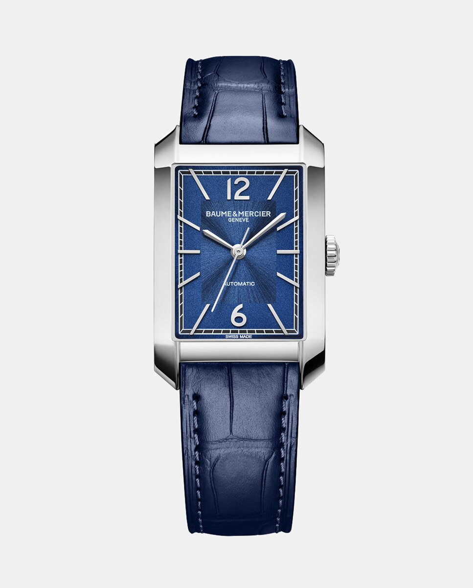 Relógio Medium M0A10732 Automático Fase Lunar de Pele - Azul Azul-1