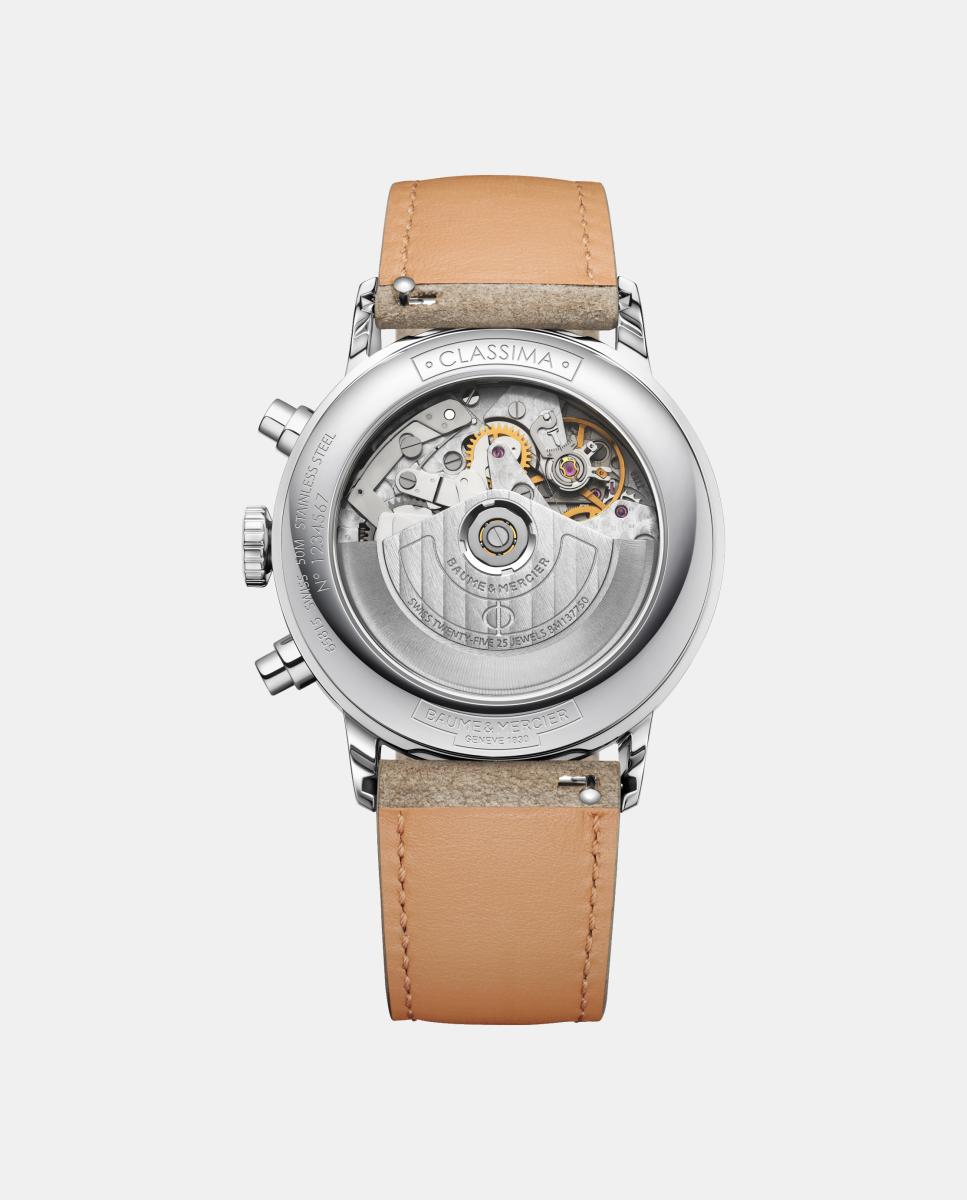 Imagen 2 de Reloj de hombre Classima M0A10782 cronógrafo de piel beige - Baume & Mercier - Gris Gris