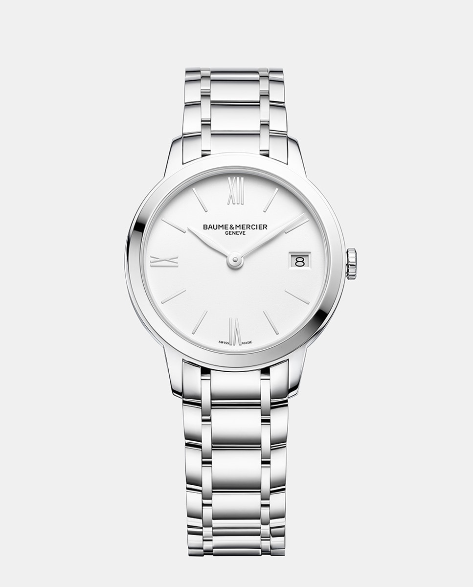 Relógio Classima M0A10335 de Aço Branco-1