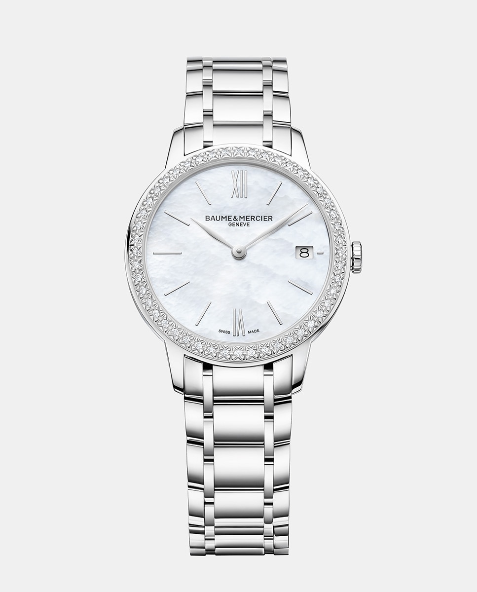 Reloj de mujer Classima M0A10478 de acero y diamantes - Baume & Mercier - Plata Plata-1
