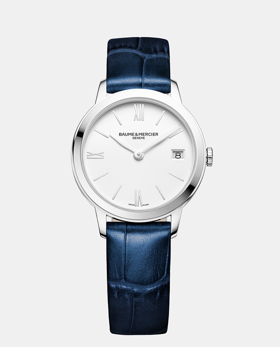 Relógio Classima M0A10353 em Pele - Azul Branco-1