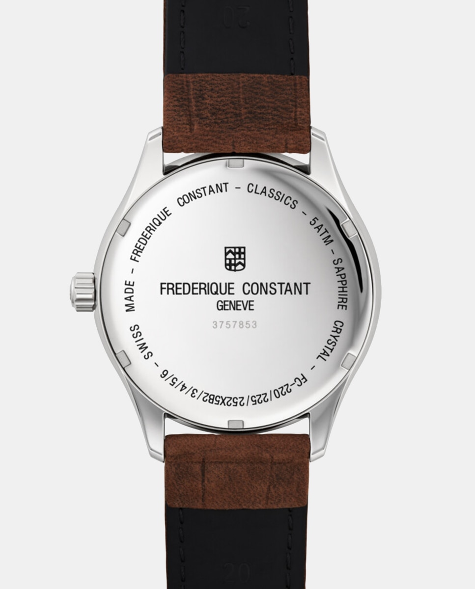 Relógio Classics Quartz FC-220SS5B6 em Pele - Castanho Castanho-2