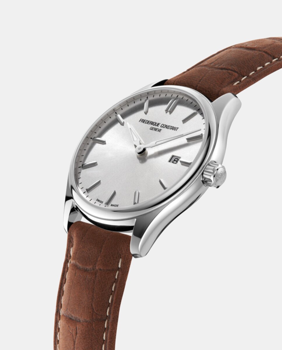 Relógio Classics Quartz FC-220SS5B6 em Pele - Castanho Castanho-3