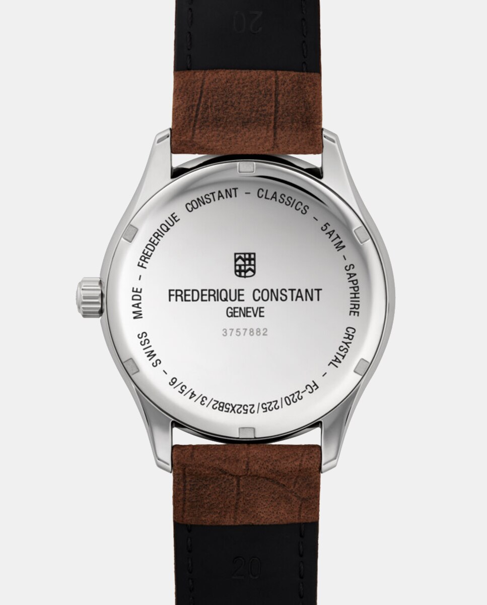 Relógio Classics Quartz FC-220DGS5B6 em Pele - Castanho Castanho-2