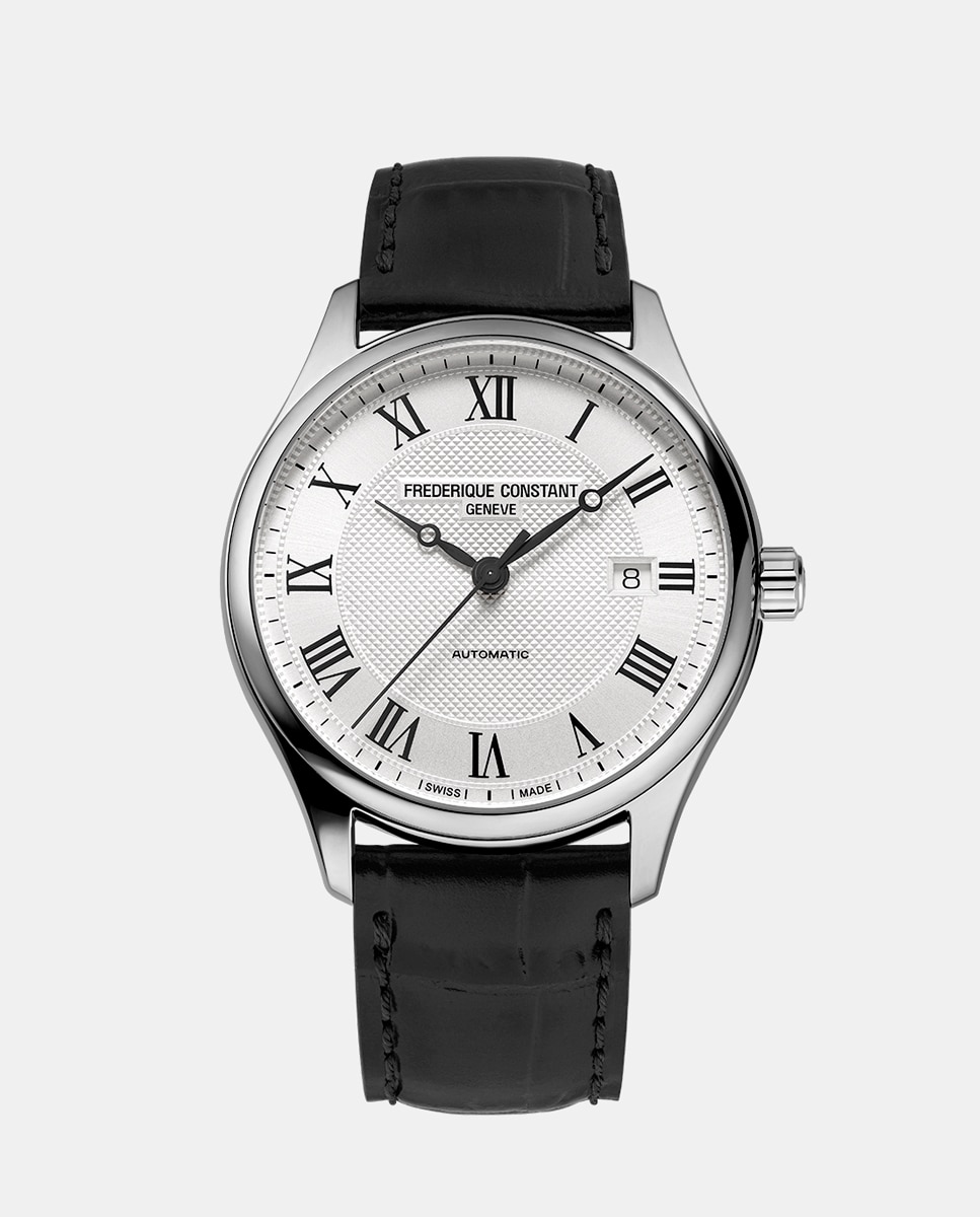 Relógio Classics Index FC-303MC5B6 Automático em Pele - Preto Preto-1