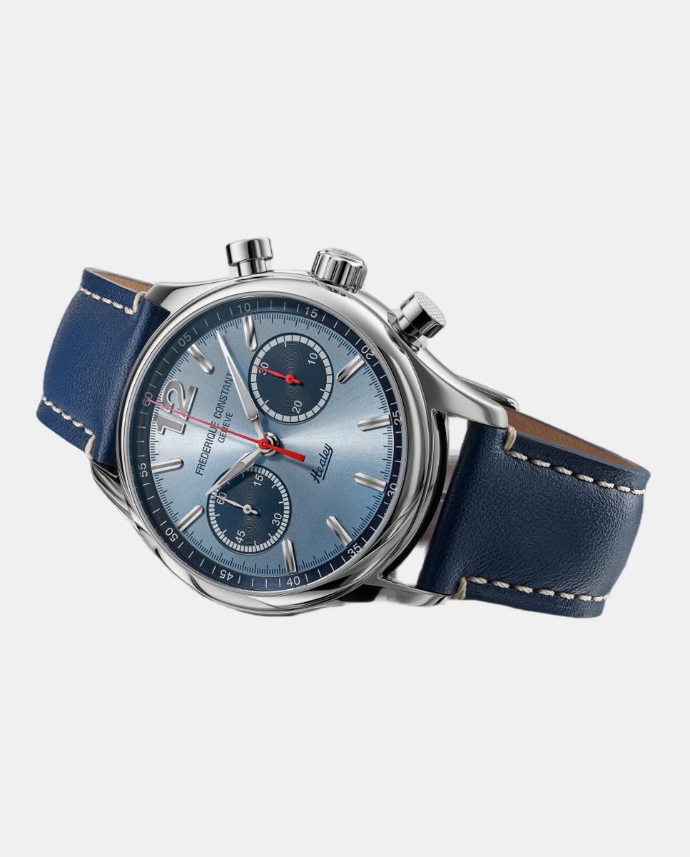 Relógio Classics FC-397HLBN5B6 Chrono Automatic de Aço Azul-4