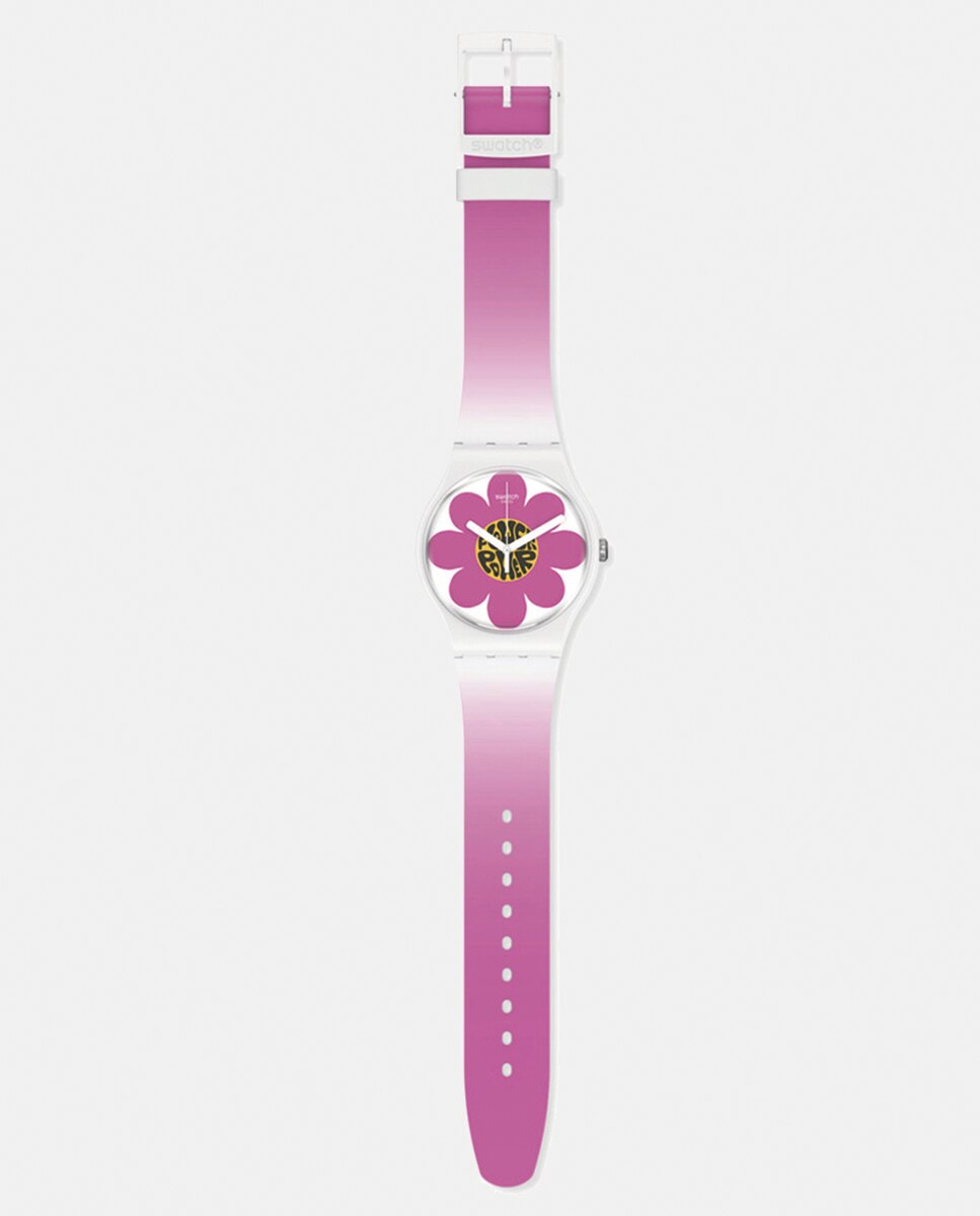 Relógio Bioceramic Flower SO32M104 Bio de Silicone - Rosa Rosa-2