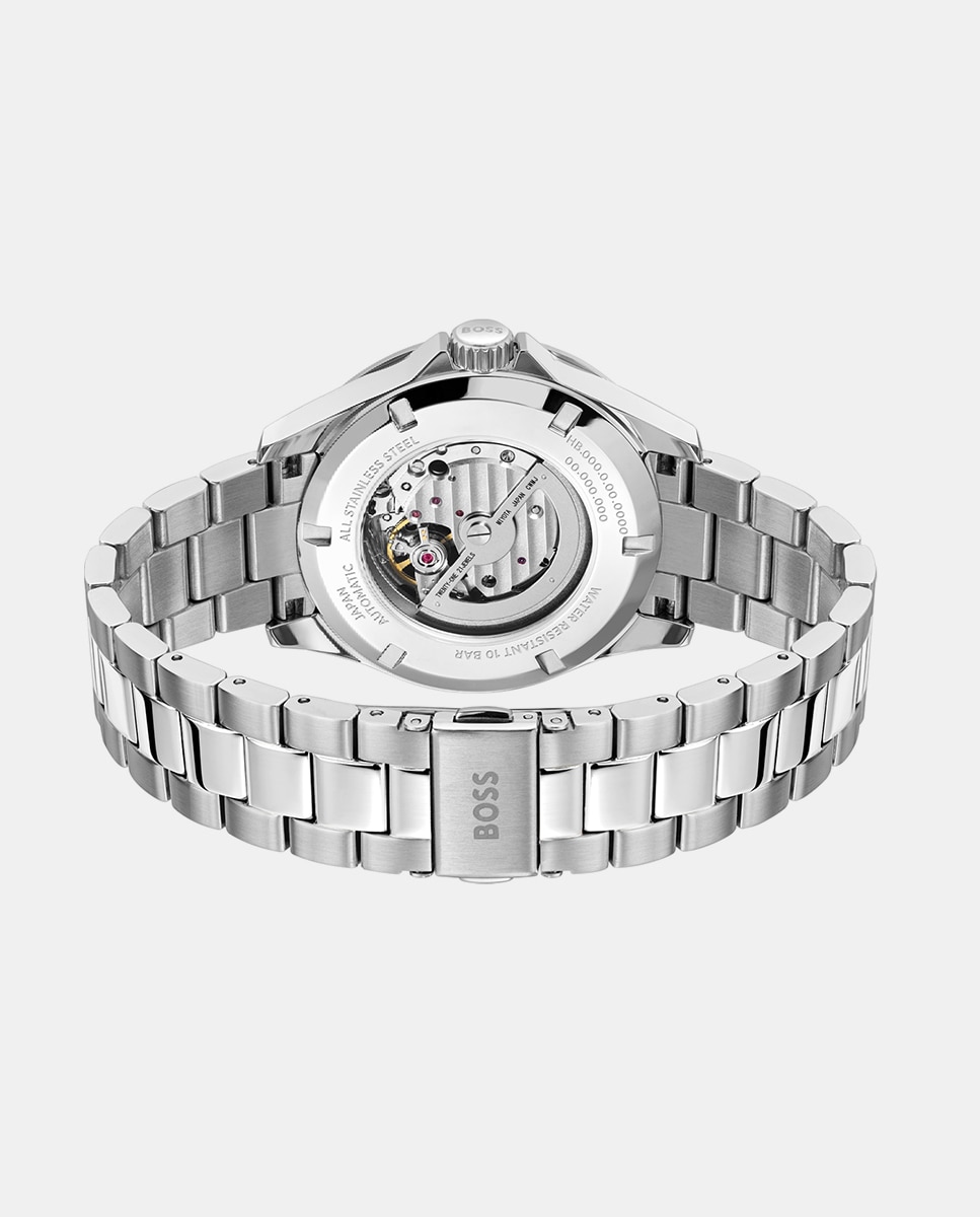 Relógio Troper Automatic 1514200 de Aço Prata-2